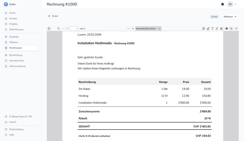 Quitto applikation rechnungen 01