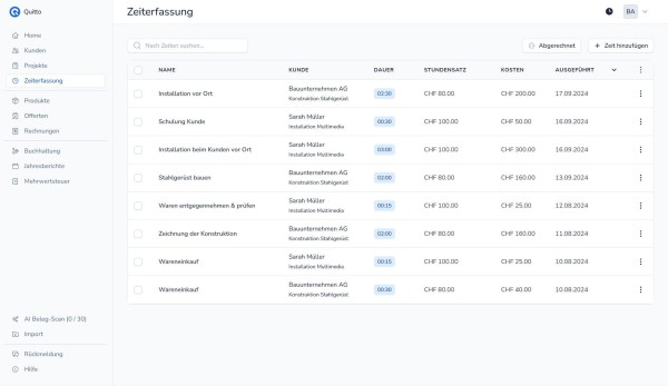 Quitto zeiterfassung 01